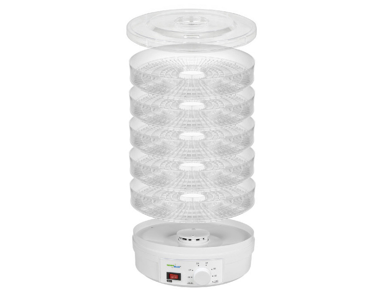 Zdjęcie produktu: Suszarka do grzybów, warzyw i owoców GreenBlue, moc 250W - bardzo cicha, wysokie sito 3,5cm, szeroka 32cm, GB190 Zdjęcie produktu: Suszarka do grzybów, warzyw i owoców GreenBlue, moc 250W - bardzo cicha, wysokie sito 3,5cm, szeroka 32cm, GB190