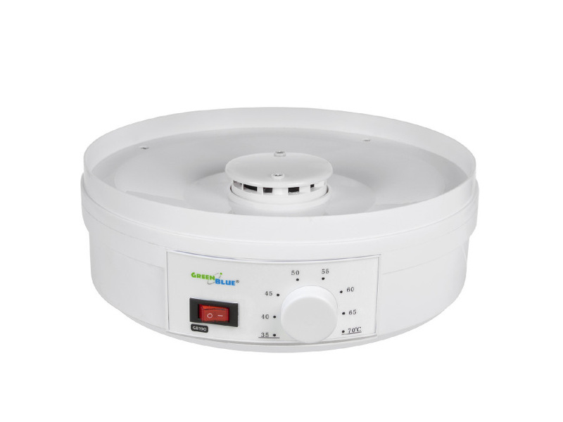 Zdjęcie produktu: Suszarka do grzybów, warzyw i owoców GreenBlue, moc 250W - bardzo cicha, wysokie sito 3,5cm, szeroka 32cm, GB190 Zdjęcie produktu: Suszarka do grzybów, warzyw i owoców GreenBlue, moc 250W - bardzo cicha, wysokie sito 3,5cm, szeroka 32cm, GB190