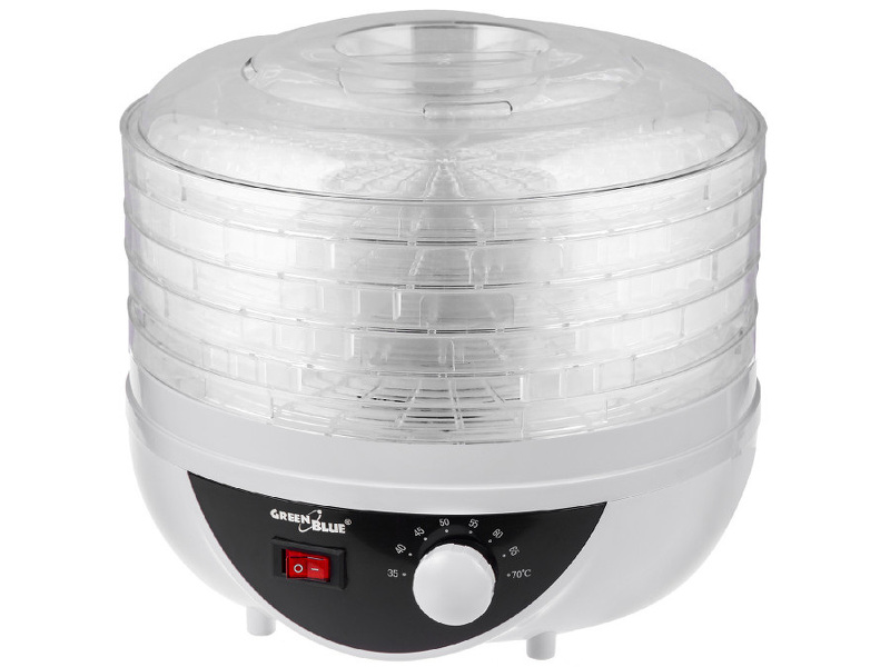 Zdjęcie produktu: Suszarka do grzybów, warzyw i owoców GreenBlue, moc 250W - bardzo cicha, GB195 Zdjęcie produktu: Suszarka do grzybów, warzyw i owoców GreenBlue, moc 250W - bardzo cicha, GB195