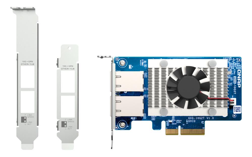 Qnap QXG-10G2T 2x 10GbE, PCIe Gen 3