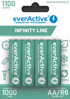 Akumulatorki AA / R6 everActive Ni-MH 1100 mAh - opak. 4 akumulatorki - blister (EVHRL6-1100)