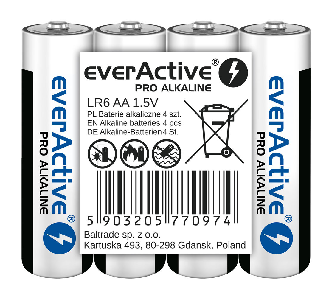 Baterie AA / LR6 everActive Pro Alkaline - 40 sztuk (kartonik)