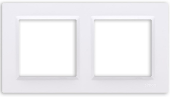 Ramka 2- krotna, biały (CR2/11)