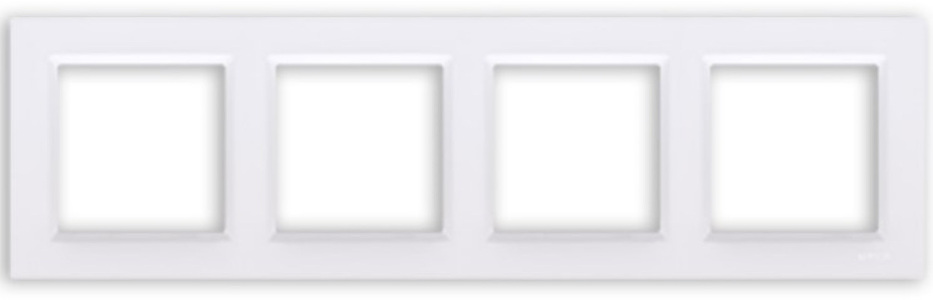 Miniatura produktu: Ramka 4- krotna, biały