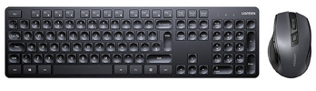 Zestaw Bezprzewodowa Klawiatura + Myszka Ergonomiczna UGREEN MK006 - czarny (15720)