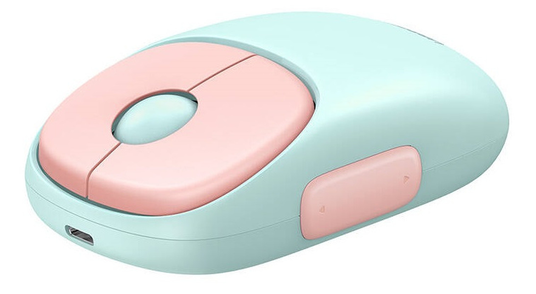 Zdjęcie produktu: Mysz bezprzewodowa Ugreen 4000DPI FUN+ MU102 2.4G+BT - różowo-zielona (15722) Zdjęcie produktu: Mysz bezprzewodowa Ugreen 4000DPI FUN+ MU102 2.4G+BT - różowo-zielona (15722)