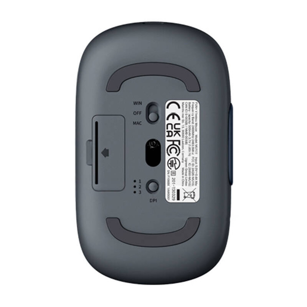 Zdjęcie produktu: Mysz bezprzewodowa Ugreen 4000DPI FUN+ MU102 2.4G+BT - niebiesko-szara (90538)