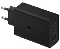 Ładowarka sieciowa Samsung 65W 2x USB Typ C / USB PPS, Power Delivery PD, QC 3.0, AFC, FCP czarny (EP-T6530NBEGEU)
