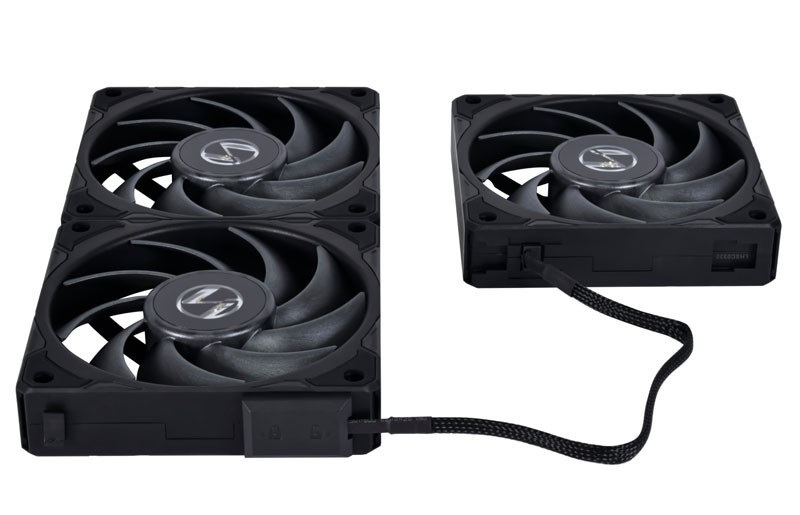 Wentylator Lian Li UNI FAN P28 PWM 120mm czarny (3 sztuki)