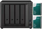 Miniatura zdjęcia: Serwer plików Synology DS923+ 4-bay, 2 x Dysk Synology HAT3300-4T 4TB 256MB 5400 obr./min Bundle Miniatura zdjęcia: Serwer plików Synology DS923+ 4-bay, 2 x Dysk Synology HAT3300-4T 4TB 256MB 5400 obr./min Bundle
