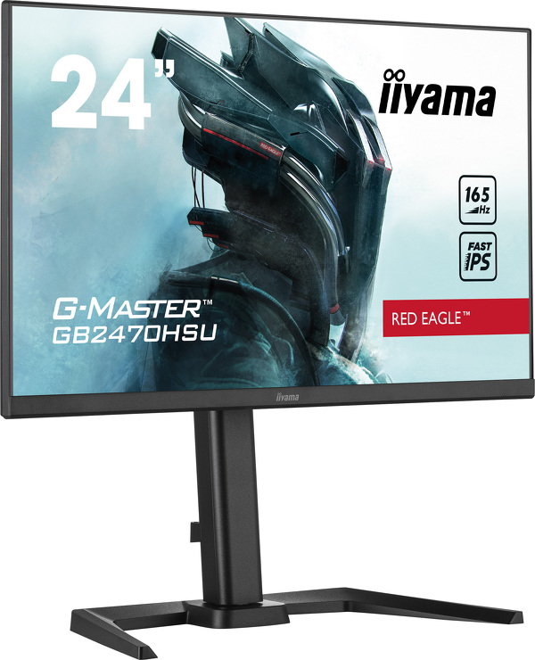 Zdjęcie produktu: iiyama G-Master GB2470HSU-B5 Red Eagle 24" FHD IPS 165Hz 0.8ms FreeSync PIVOT - z gwarancją iiyama 3 lata - zero martwych pikseli 30 dni