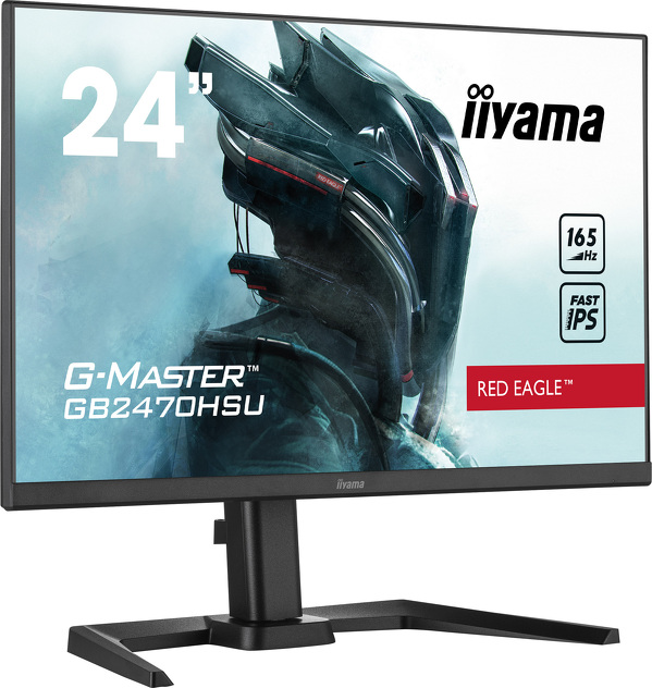 Zdjęcie produktu: iiyama G-Master GB2470HSU-B5 Red Eagle 24" FHD IPS 165Hz 0.8ms FreeSync PIVOT - z gwarancją iiyama 3 lata - zero martwych pikseli 30 dni