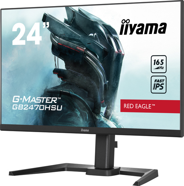 Zdjęcie produktu: iiyama G-Master GB2470HSU-B5 Red Eagle 24" FHD IPS 165Hz 0.8ms FreeSync PIVOT - z gwarancją iiyama 3 lata - zero martwych pikseli 30 dni