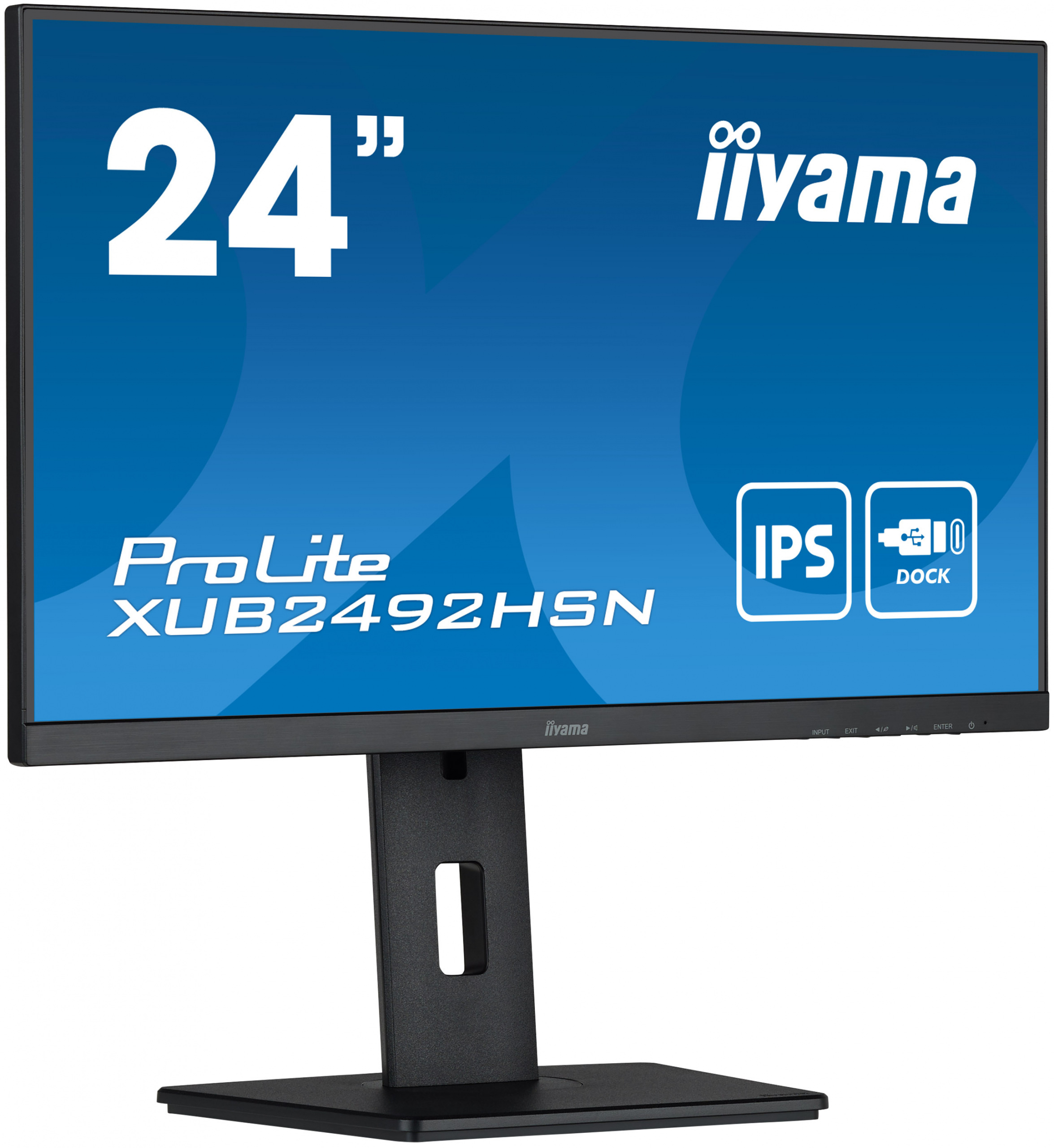iiyama ProLite  XUB2492HSN-B5 24" FHD IPS PIVOT USB-C - z gwarancją iiyama 3 lata - zero martwych pikseli 30 dni