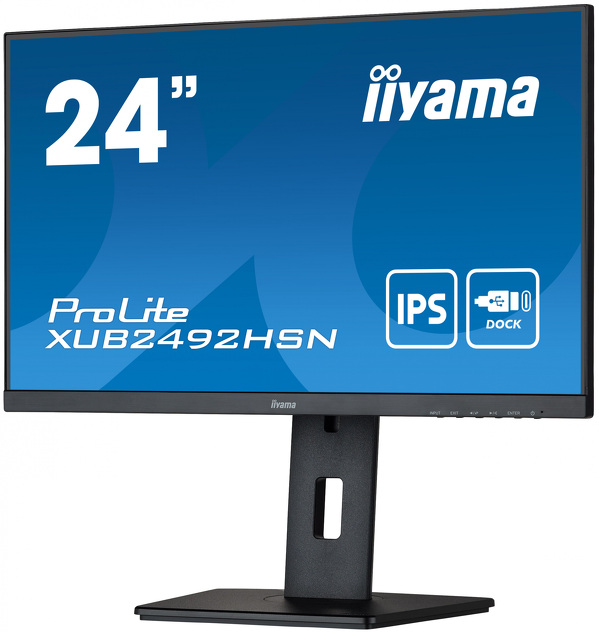 Zdjęcie produktu: iiyama ProLite  XUB2492HSN-B5 24" FHD IPS PIVOT USB-C - z gwarancją iiyama 3 lata - zero martwych pikseli 30 dni