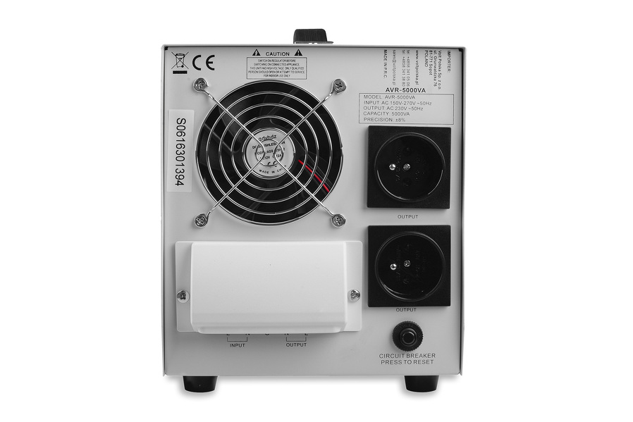 Zdjęcie produktu: Volt stabilizator napięcia AVR 5000VA 8-11% Zdjęcie produktu: Volt stabilizator napięcia AVR 5000VA 8-11%