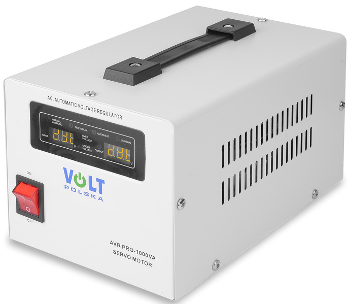 Zdjęcie produktu: Volt stabilizator napięcia AVR Pro 1000VA 3% Zdjęcie produktu: Volt stabilizator napięcia AVR Pro 1000VA 3%