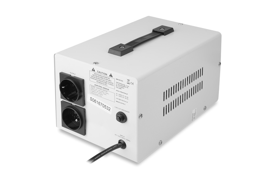 Zdjęcie produktu: Volt stabilizator napięcia AVR Pro 2000VA 3%