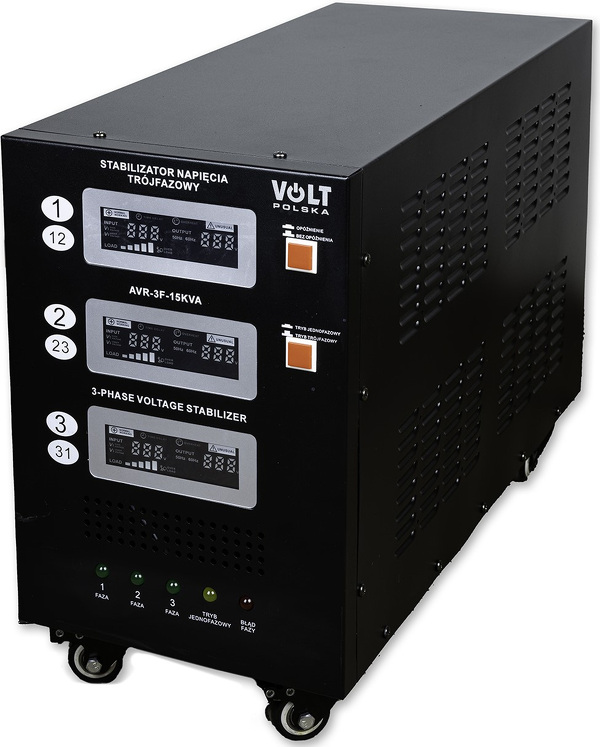 Zdjęcie produktu: Volt stabilizator AVR Pro 3-fazy 15000VA 3%