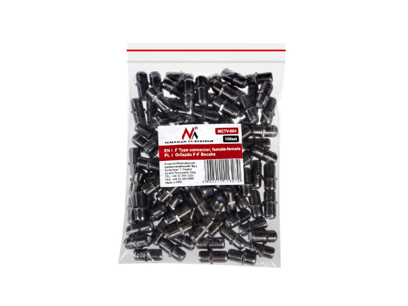 Zdjęcie produktu: Maclean Gniazdo F-F beczka MCTV-904