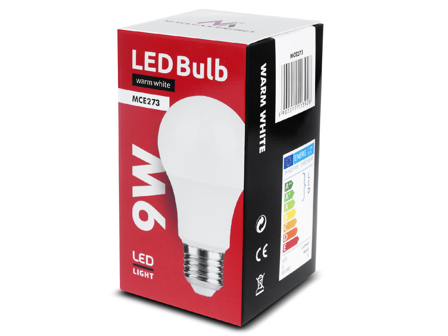 Maclean Żarówka LED E27, 9W MCE273