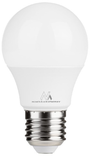Miniatura produktu: Żarówka LED Maclean E27, 5W, 230V, WW ciepła biała, 3000K, 500lm, MCE269 Miniatura produktu: Żarówka LED Maclean E27, 5W, 230V, WW ciepła biała, 3000K, 500lm, MCE269