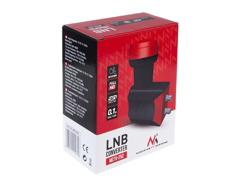 Zdjęcie produktu: Maclean Konwerter satelitarny LNB MCTV-252