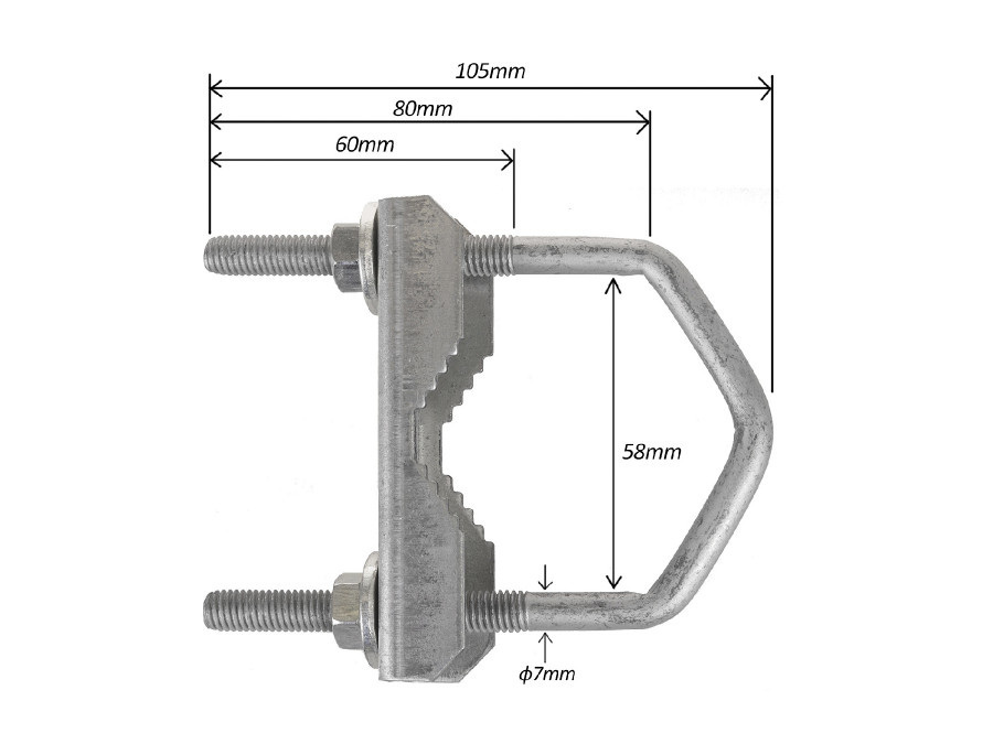 Maclean zacisk do masztu MCTV-923