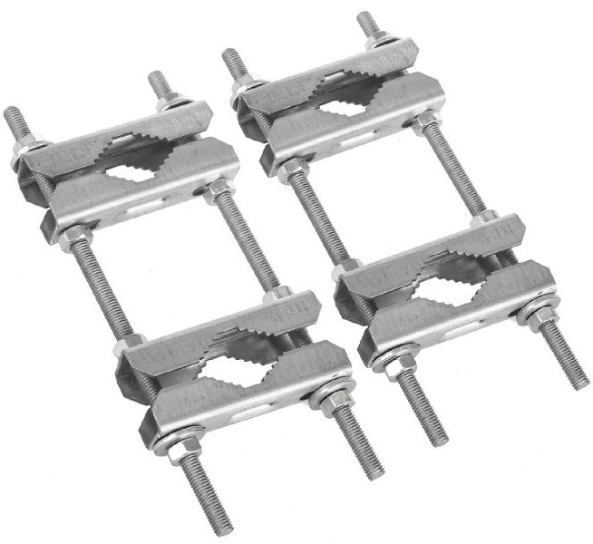 Zdjęcie produktu: Maclean podwójny zacisk do masztu MCTV-922 Zdjęcie produktu: Maclean podwójny zacisk do masztu MCTV-922