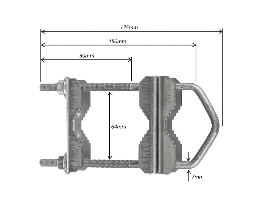 Maclean zacisk do masztu MCTV-921
