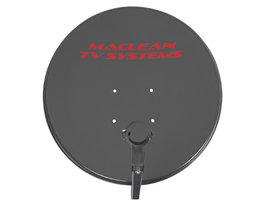Antena satelitarna Maclean TV System, stal fosforowana, grafit, 80cm, MCTV-928 Antena satelitarna Maclean TV System, stal fosforowana, grafit, 80cm, MCTV-928