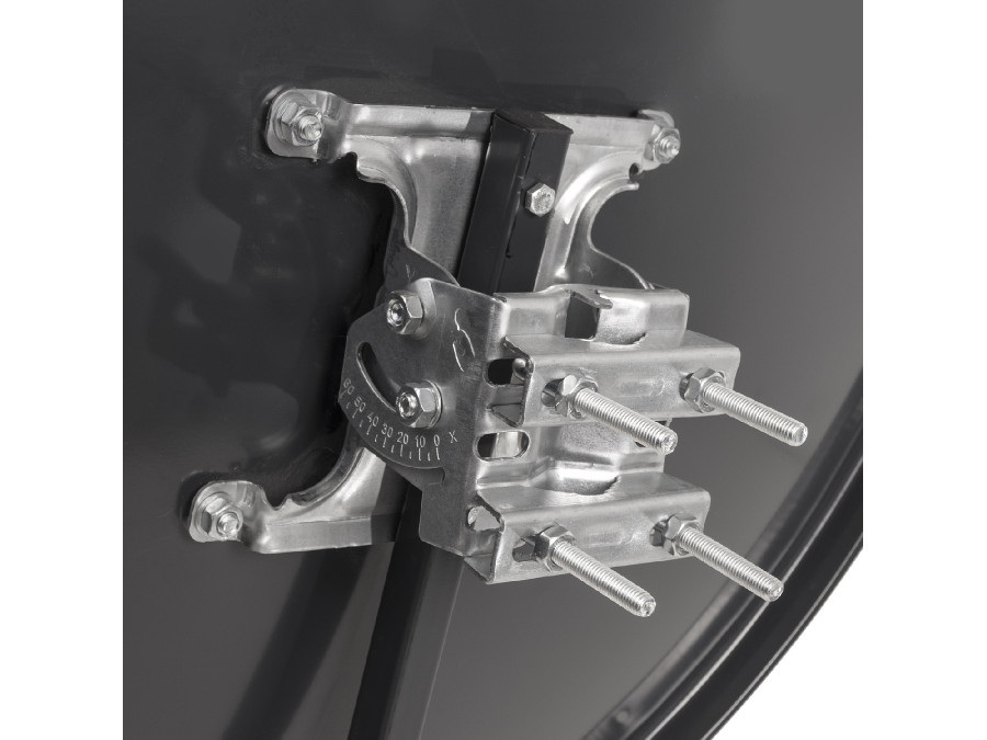 Antena satelitarna Maclean TV System, stal fosforowana, grafit, 80cm, MCTV-928 Antena satelitarna Maclean TV System, stal fosforowana, grafit, 80cm, MCTV-928