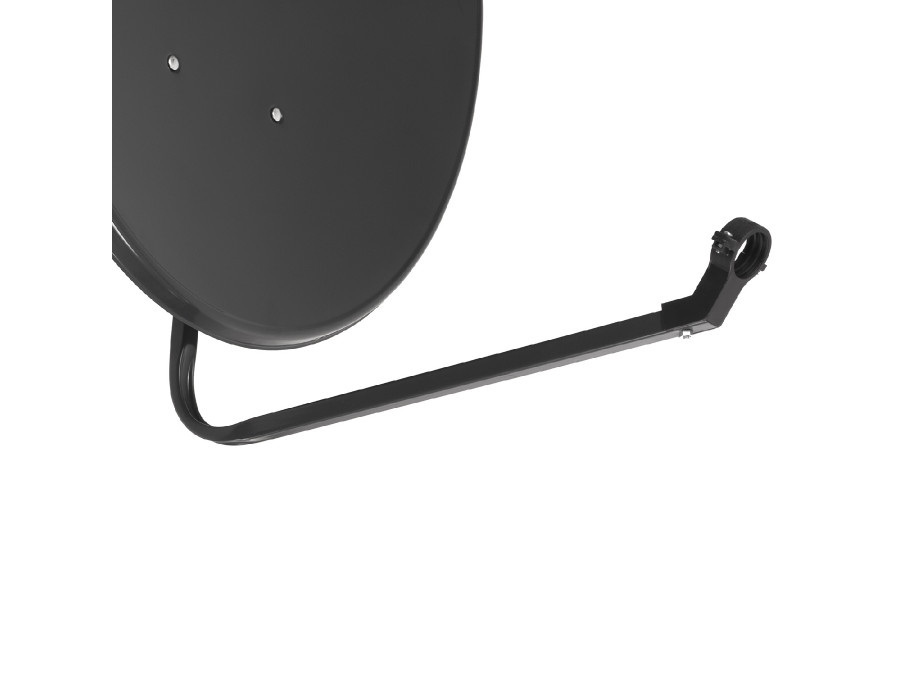 Antena satelitarna Maclean TV System, stal fosforowana, grafit, 80cm, MCTV-928 Antena satelitarna Maclean TV System, stal fosforowana, grafit, 80cm, MCTV-928