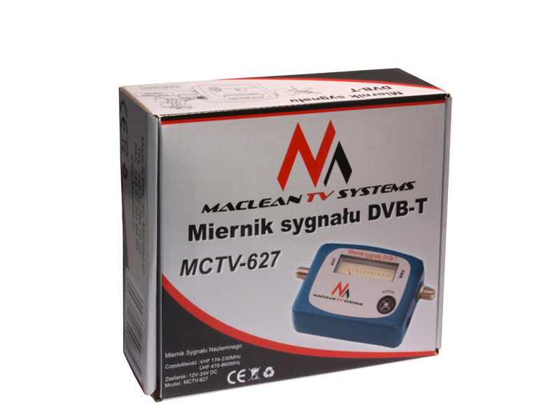 Zdjęcie produktu: Maclean miernik telewizyjny DVB-T MCTV-627 Zdjęcie produktu: Maclean miernik telewizyjny DVB-T MCTV-627