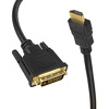 Miniatura zdjęcia: Kabel HDMI - DVI Maclean v1.4, 2m, MCTV-717