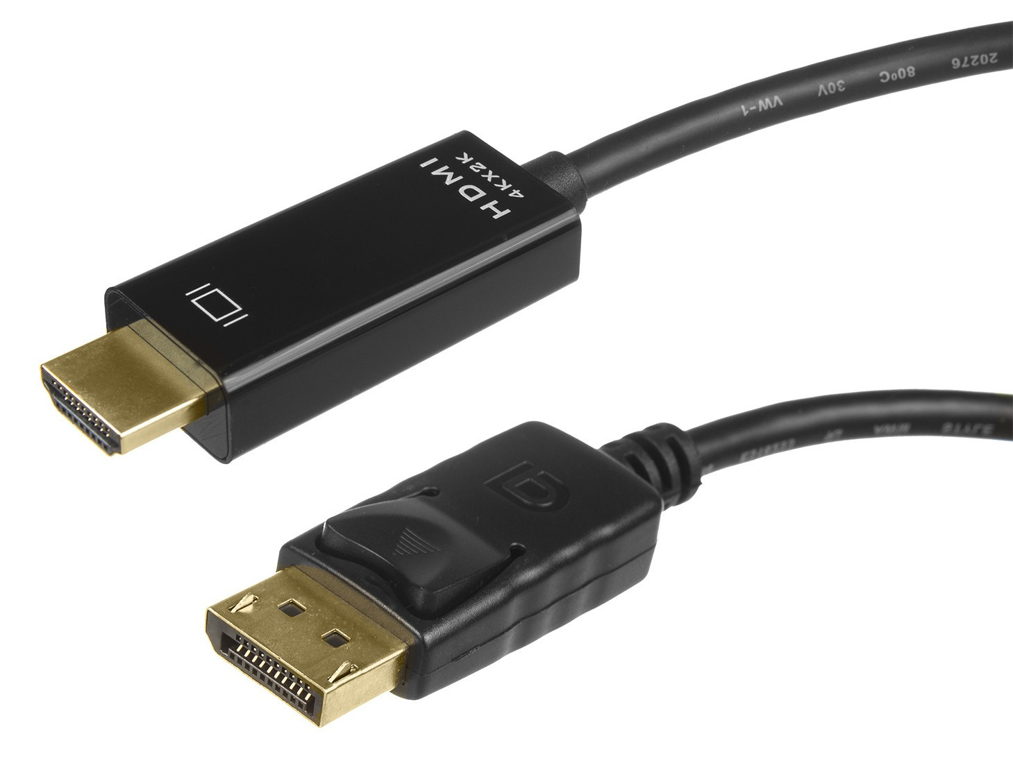 Kabel Display Port (DP) - HDMI Maclean, 4K/30Hz, 1.8m, MCTV-714