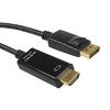 Miniatura zdjęcia: Kabel Display Port (DP) - HDMI Maclean, 4K/30Hz, 1.8m, MCTV-714