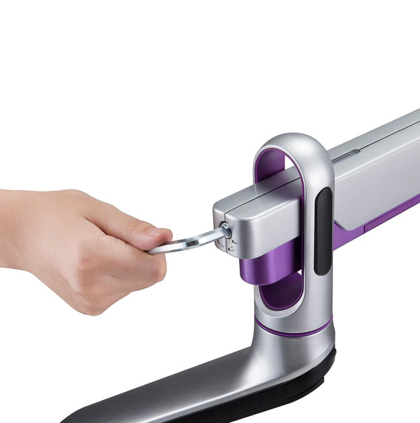 Zdjęcie produktu: Uchwyt do monitora Ergo Office, premium ze sprężyną gazową, podwójne ramię 17"-32" 9 kg, ER-436 Zdjęcie produktu: Uchwyt do monitora Ergo Office, premium ze sprężyną gazową, podwójne ramię 17"-32" 9 kg, ER-436