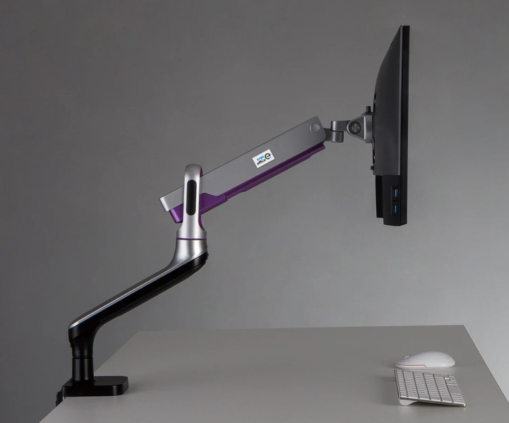 Zdjęcie produktu: Uchwyt do monitora Ergo Office, premium ze sprężyną gazową, podwójne ramię 17"-32" 9 kg, ER-436 Zdjęcie produktu: Uchwyt do monitora Ergo Office, premium ze sprężyną gazową, podwójne ramię 17"-32" 9 kg, ER-436