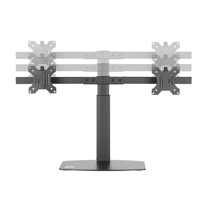 Uchwyt wolnostojący na dwa monitory Ergo Office, 17-27'' max 2x6kg, sprężyna gazowa, pasuje do zakrzywionych monitorów ER-411 Uchwyt wolnostojący na dwa monitory Ergo Office, 17-27'' max 2x6kg, sprężyna gazowa, pasuje do zakrzywionych monitorów ER-411