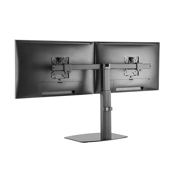 Uchwyt wolnostojący na dwa monitory Ergo Office, 17-27'' max 2x6kg, sprężyna gazowa, pasuje do zakrzywionych monitorów ER-411 Uchwyt wolnostojący na dwa monitory Ergo Office, 17-27'' max 2x6kg, sprężyna gazowa, pasuje do zakrzywionych monitorów ER-411