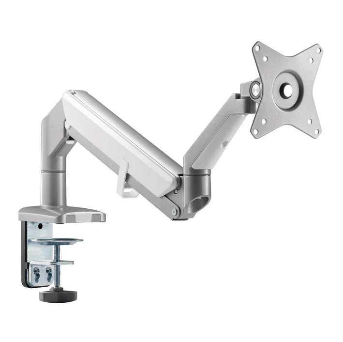 Uchwyt biurkowy do monitora szary Ergo Office, ze sprężyną, 17"-32", 9 kg, ER-405G