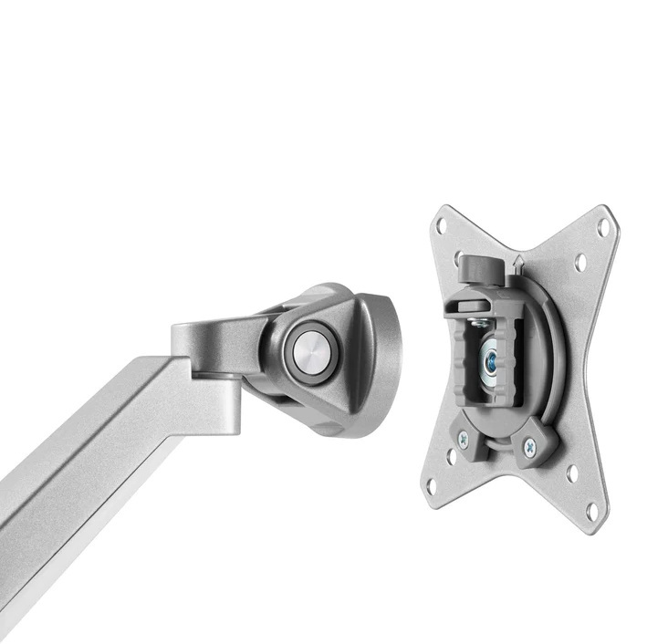 Uchwyt biurkowy do monitora szary Ergo Office, ze sprężyną, 17"-32", 9 kg, ER-405G