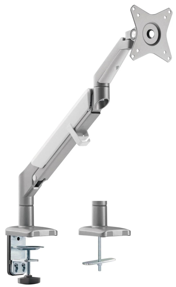 Zdjęcie produktu: Uchwyt biurkowy do monitora szary Ergo Office, ze sprężyną, 17"-32", 9 kg, ER-405G