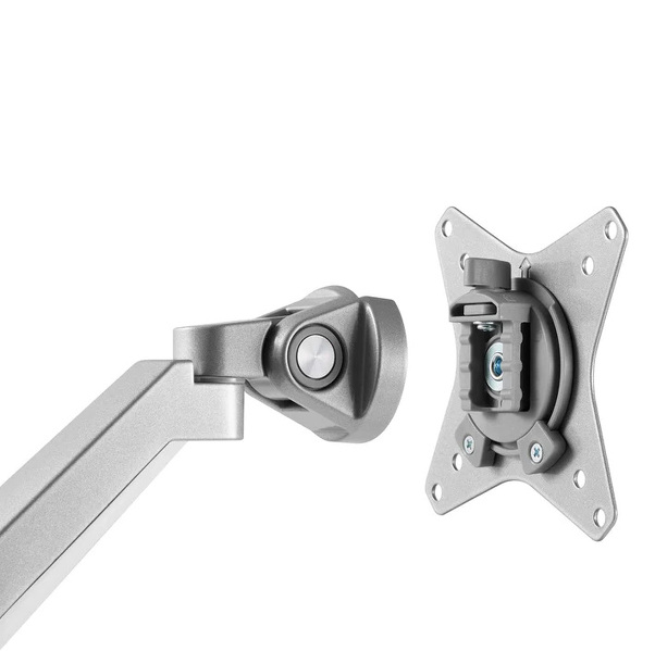 Zdjęcie produktu: Uchwyt biurkowy do monitora szary Ergo Office, ze sprężyną, 17"-32", 9 kg, ER-405G