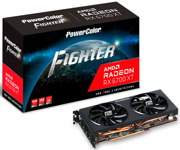 POWERCOLOR Radeon RX 6700 XT Fighter 12GB GDDR6 FreeSync