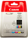 Tusz Canon 551 CMYK 4x 7ml 6509B009