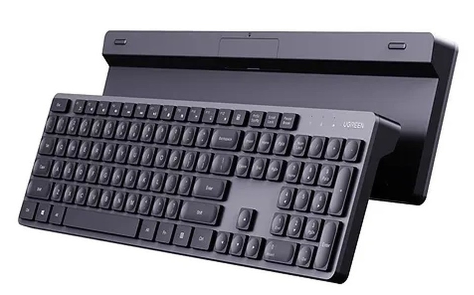 Klawiatura bezprzewodowa Ugreen KU004 2.4GHz - czarna (90250)