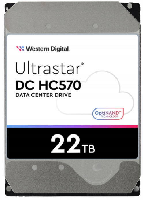 Dysk WD Ultrastar DC HC570 WUH722222ALE6L4 22TB sATA III 512MB Dysk WD Ultrastar DC HC570 WUH722222ALE6L4 22TB sATA III 512MB