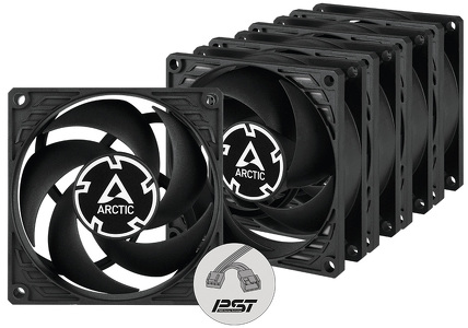 Miniatura produktu: Wentylator Arctic P8 PWM PST 80mm (5 szt) ACFAN00154A
